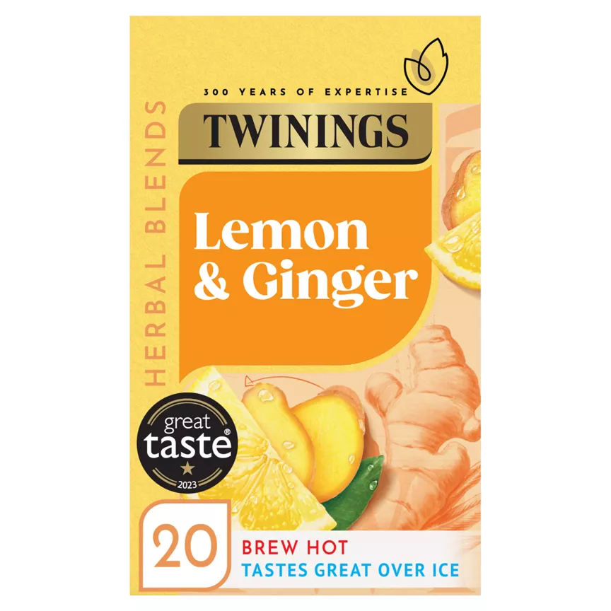 Twinings Lemon & Ginger 20 Tea Bags