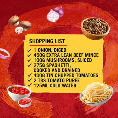 Spaghetti Bolognese Recipe Mix 40g thumbnail 4