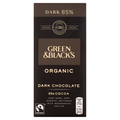 Organic Dark 85% Chocolate Bar