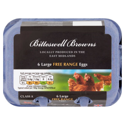 6 Large Free Range Eggs
