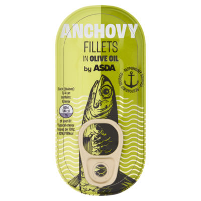 ASDA Anchovy Fillets in Olive Oil