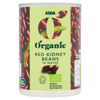 Organic Red Kidney Beans in Water 400g thumbnail 2