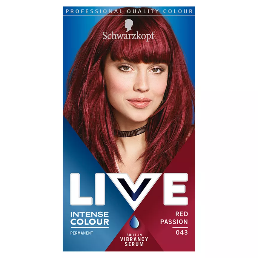 Schwarzkopf Live Permanent Hair Colour Red Passion 43