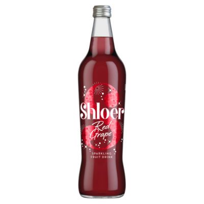 Shloer Red Grape Sparkling Juice Drink