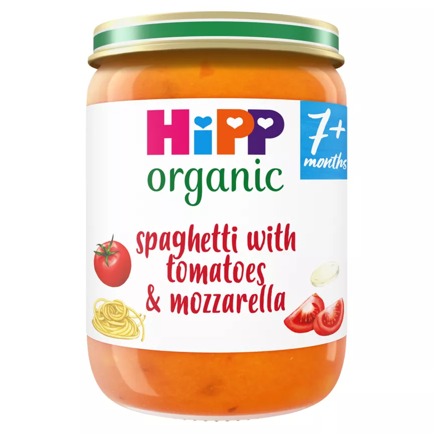 HiPP Spaghetti With Tomatos & Mozzarella Baby Food Jar 7+ Months