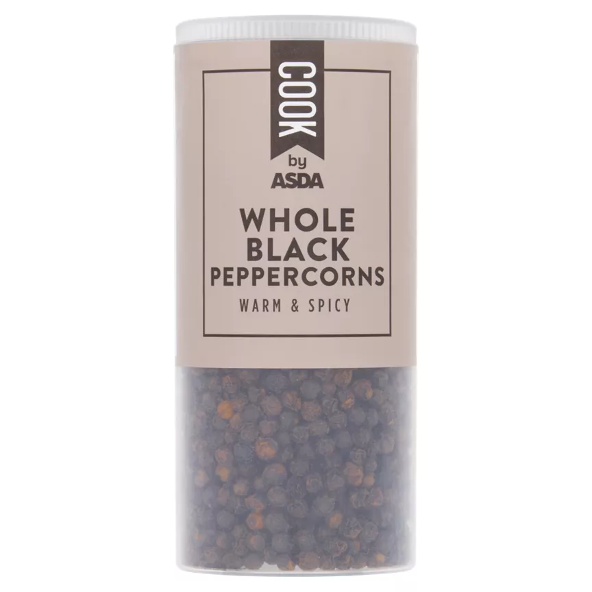 COOK by ASDA Whole Black Peppercorns