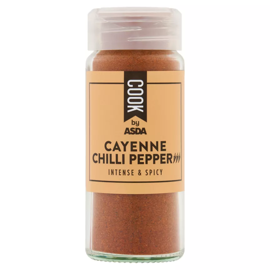 COOK by ASDA Cayenne Chilli Pepper 40g