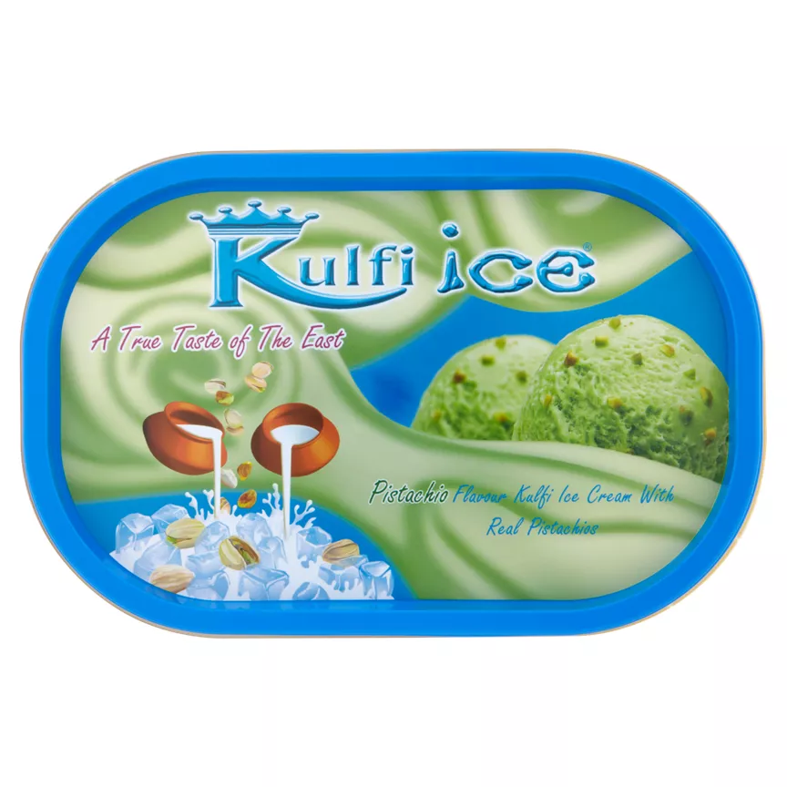 Kulfi Ice Ice Pistachio Flavour Kulfi Ice Cream with Real Pistachios 1 Litre