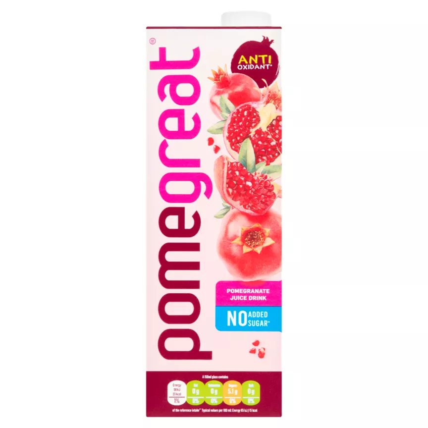 Pomegreat Pomegranate Juice Drink No Added Sugar - Image 1