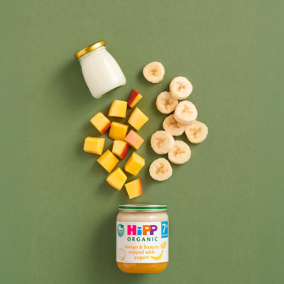 Organic Mango & Banana Topped with Yogurt 7+ Months 160g thumbnail 4