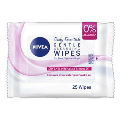 Daily Essentials 3 In 1 Gentle Cleansing Wipes Dry 25ST