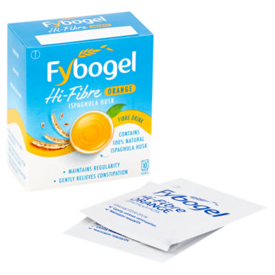 Hi-Fibre Orange Ispaghula Husk Fibre Drink 10 Sachets thumbnail 3