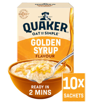 Oat So Simple Golden Syrup Porridge Sachets 10x36g thumbnail 2