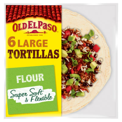 Old El Paso Large Flour Tortilla Fajita Wraps