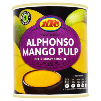 Sweetened Alphonso Mango Pulp 850g thumbnail 2