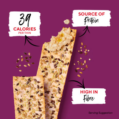 Thins Multi-Seed Flatbread Crackers 125g thumbnail 3