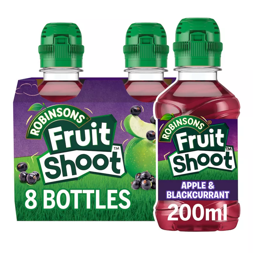 Fruit Shoot Fruit Shoot Apple & Blackcurrant Kids Juice Drink 8 x 200ml