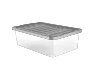 Underbed storage box and lid - clear thumbnail 2