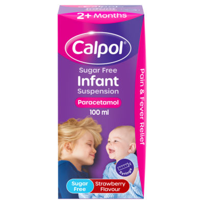 Calpol Infant Sugar Free Oral Suspension Strawberry 2+ Months