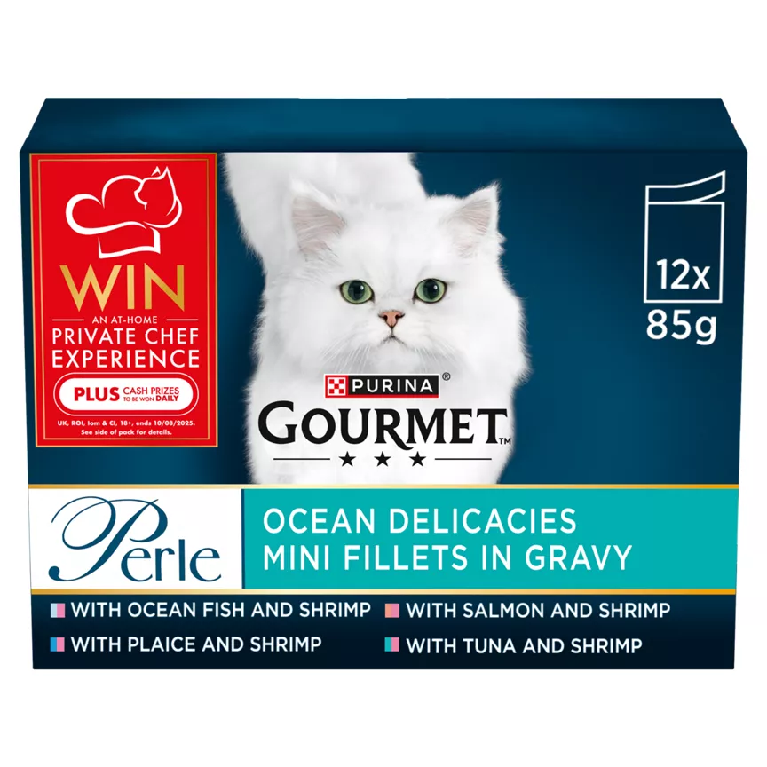 Gourmet Perle Ocean Delicacies Mini Fillets in Gravy 12 x 85g