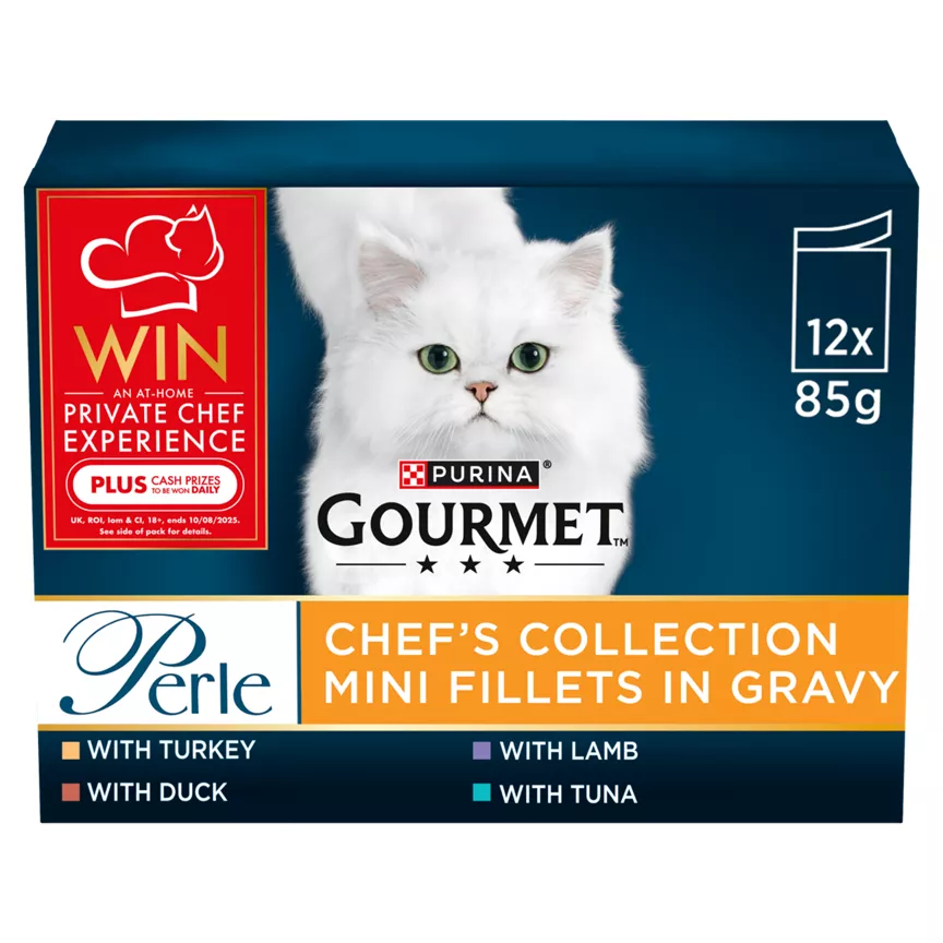 Gourmet Perle Chef's Collection Mini Fillets in Gravy 12 x 85g
