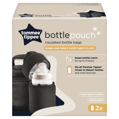2x Portable Insulated Bottle Bags for Closer to Nature Bottles