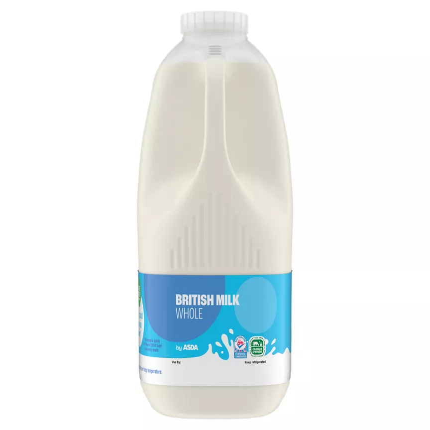ASDA British Milk Whole 6 Pints