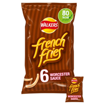 Walkers French Fries Worcester Sauce Multipack Snacks