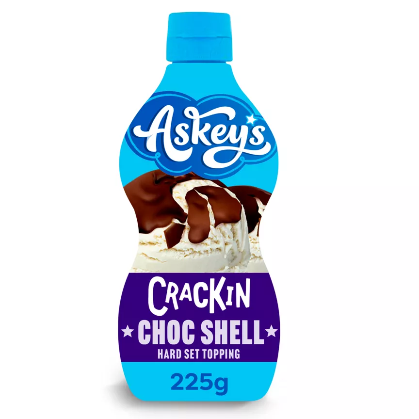 Askey's Crackin Choc Shell Hard Set Topping 225g