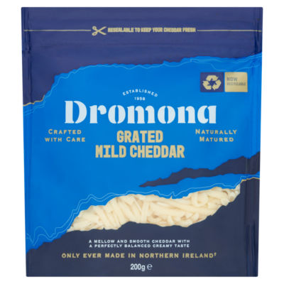 Grated Mild Cheddar 200g thumbnail 2