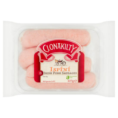 Clonakilty 8 Traditional Irish Pork Sausages