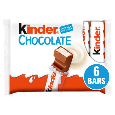 Milk Chocolate Medium Treat Snack Bars Multipack 6 x 21g thumbnail 2