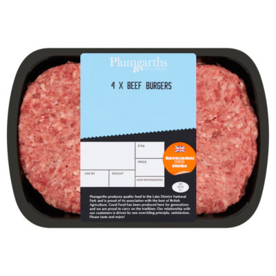 of Kendal 4 Beef Burgers 454g thumbnail 2