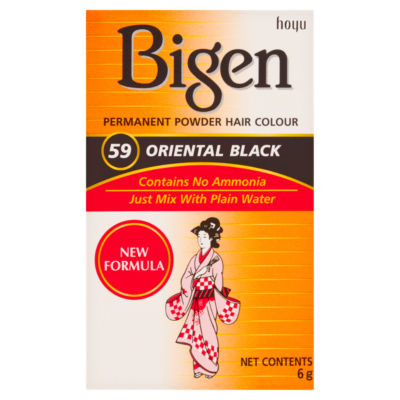 Permanent Powder Hair Colour 59 Oriental Black 6g thumbnail 2