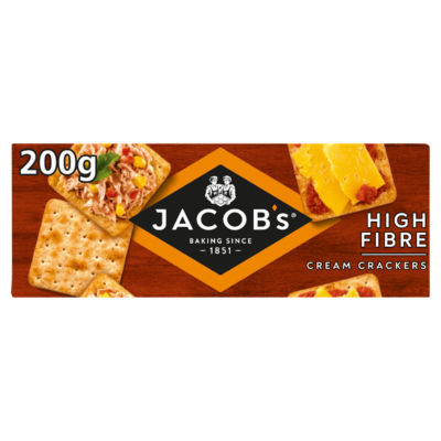 High Fibre Cream Crackers 200g thumbnail 2