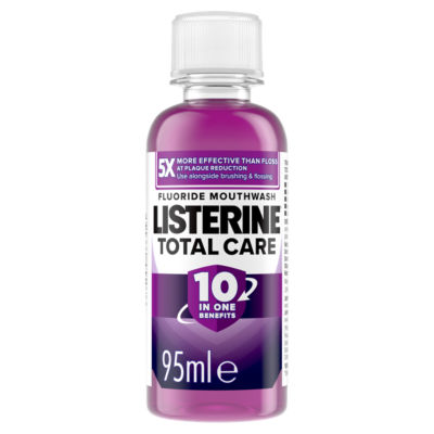 Total Care 10-in-1 Benefit Clean Mint Mouthwash 95ml thumbnail 2