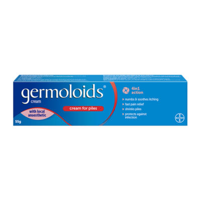 Triple Action Haemorrhoids (Piles) Cream 55g thumbnail 2