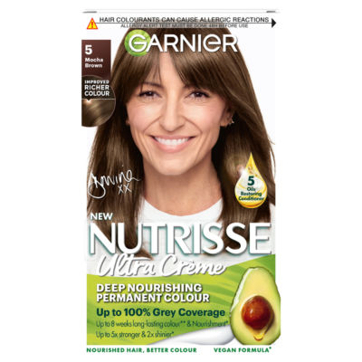Nutrisse Ultra Crème Dye, Vegan, 5 Mocha Brown, vibrant and long-lasting hair color. thumbnail 2