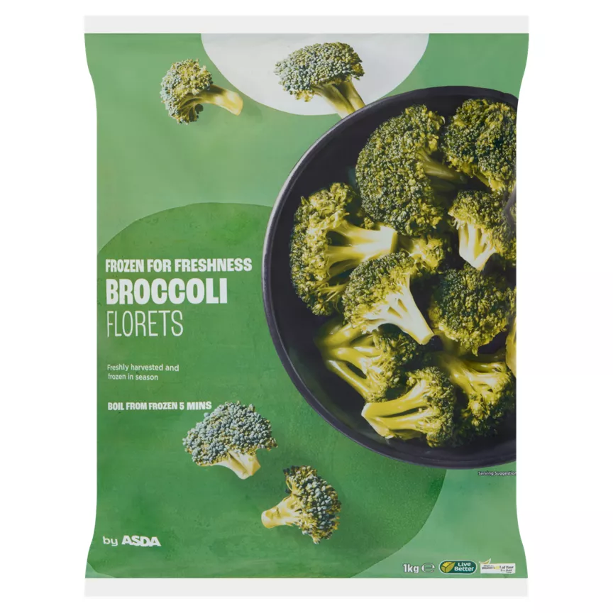 ASDA Frozen for Freshness Broccoli Florets