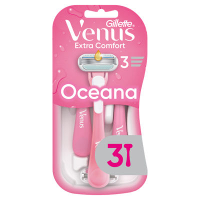 Gillette Extra Comfort Oceana Razors, Pack Of 3