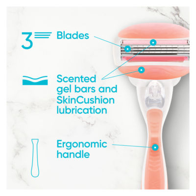 Gillette  ComfortGlide Women’s Blades Spa Breeze thumbnail 4