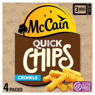 Microwave Quick Chips Crinkle Cut 4 x 100g thumbnail 2