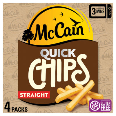 Microwave Quick Chips Straight Cut 4 x 100g thumbnail 2