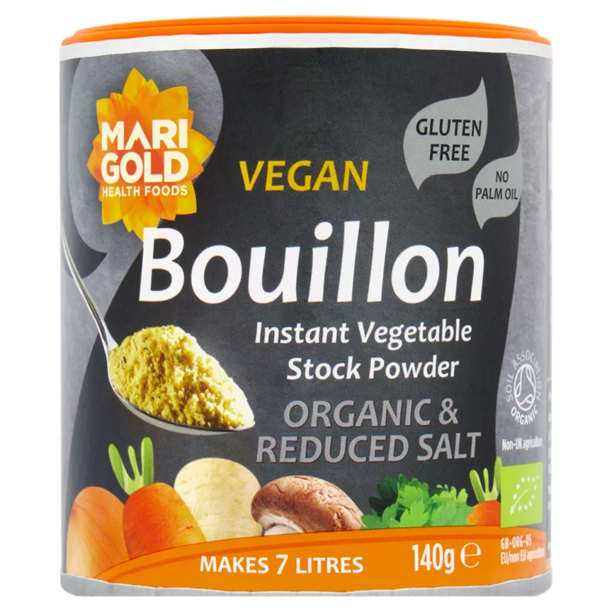 Marigold Organic Reduced Salt Swiss Vegetable Bouillon Powder
