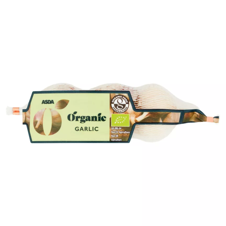 ASDA Organic Garlic 40mm+