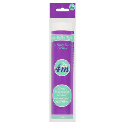 Lint Roller Refills 2 x 4m/31 Sticky Sheets