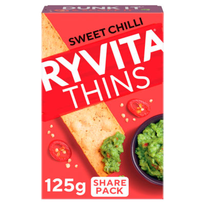 Thins Sweet Chilli Flatbread Crackers 125g