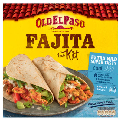 Old El Paso Mexican Extra Mild Super Tasty Fajita Kit