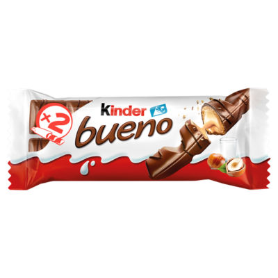 Milk Chocolate and Hazelnut Twin Bars Single Pack 43g thumbnail 2