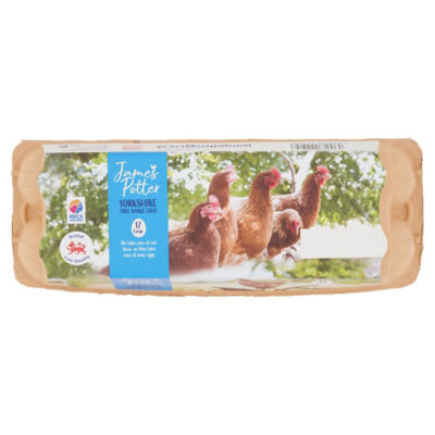 12 Large Yorkshire Free Range Eggs